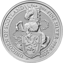 Queen's Beasts Unicorn 2oz Silver Coin 2018 margin scheme