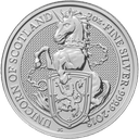 Queen's Beasts Unicorn of Scotland 2oz Silver Coin 2018 | margin scheme