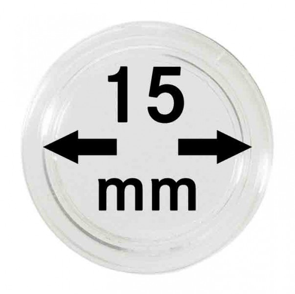 Coin Capsule 15mm