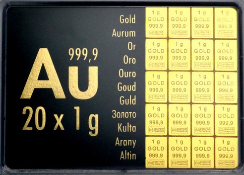 20 x 1g Gold CombiBar