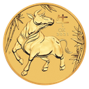 Lunar III Ox 1/10oz Gold Coin 2021