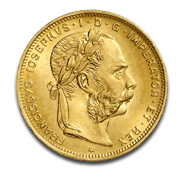 8 Florin | 20 Francs Gold Coin | Austria