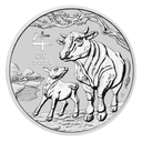 Lunar III Ox 1oz Silver Coin 2021 margin scheme