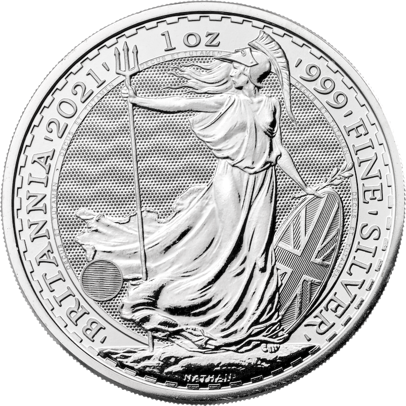 Britannia 1oz Silver Coin 2021 (margin scheme)