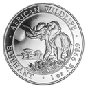 Somalia Elephant 1oz Silver Coin 2016 | margin scheme