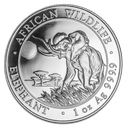 Somalia Elephant 1oz Silver Coin 2016 margin scheme