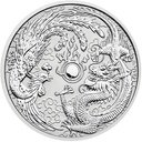 Australian "Chinese Myths & Legends" Dragon and Phoenix 1oz Silver Coin 2017 | margin scheme