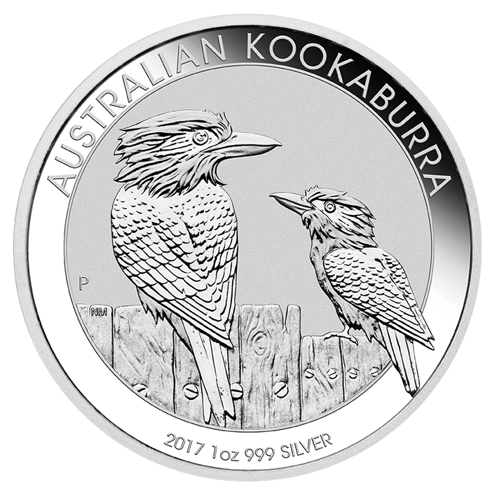 Kookaburra 1oz Silver Coin 2017 margin scheme