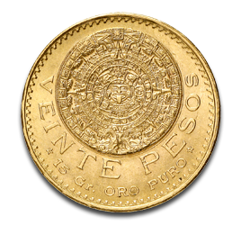 20 Mexican Peso Azteca Gold Coin | 1917-1959