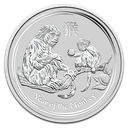 Lunar II Monkey 1/2oz Silver Coin 2016 | margin scheme