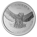 Great Horned Owl Birds of Prey 1oz Silver Coin 2015 margin scheme