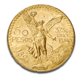 50 Pesos Centenario 37.50g Gold Coin Mexico