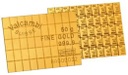 50 x 1g Gold CombiBar Valcambi with Certificate