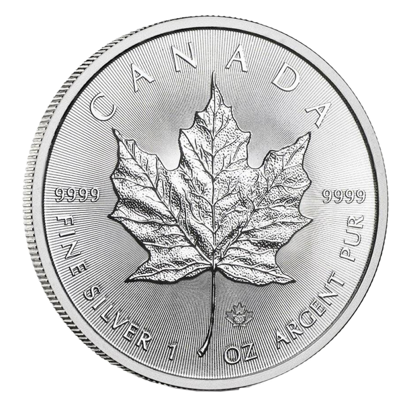 Maple Leaf 1oz Silver Coin 2021 margin scheme