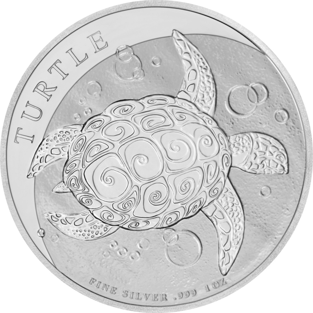 Niue Turtle 1oz Silver Coin 2021 | margin scheme