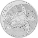Niue Turtle 1oz Silver Coin 2021 | margin scheme