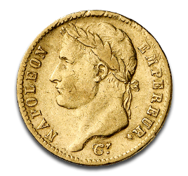 20 Francs Napoleon I Gold Coin | 1809-1814 | France
