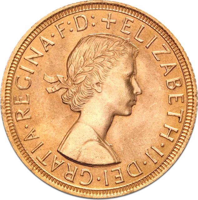 Sovereign Elizabeth Gold Coin | 1957-present