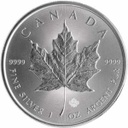 Maple Leaf 1oz Silver Coin - different years | margin scheme