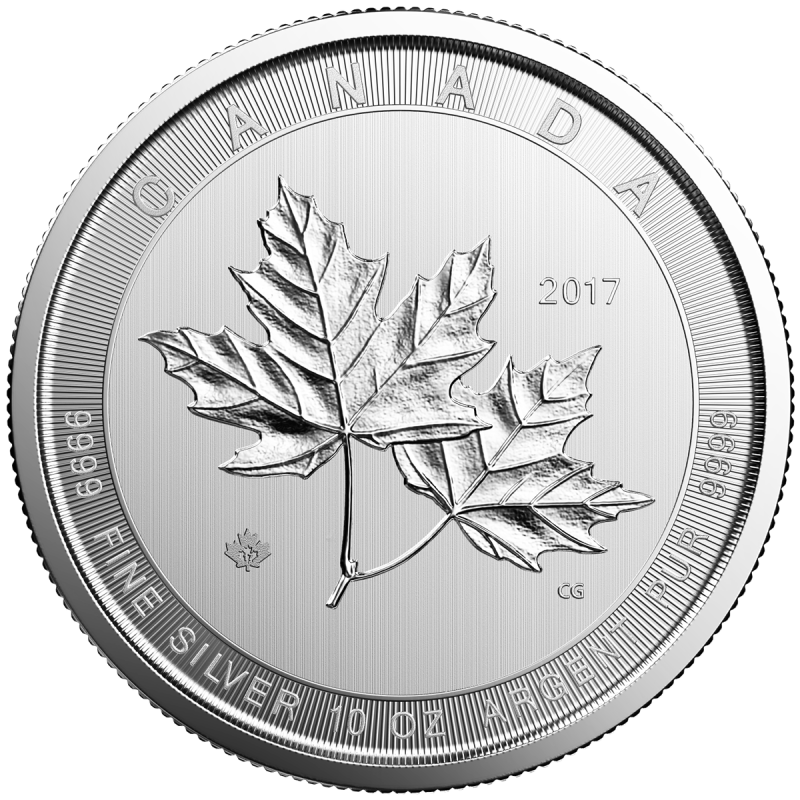 Maple Leaf 10oz Silver Coin 2017 | margin scheme