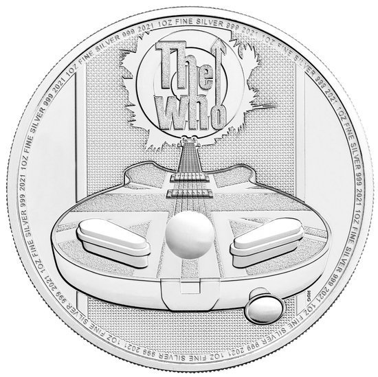Music Legends - The Who (BU) 1oz silver coin 2021 | margin scheme