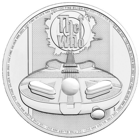 Music Legends - The Who - 1 oz Silver Coin 2021 (BU) margin scheme