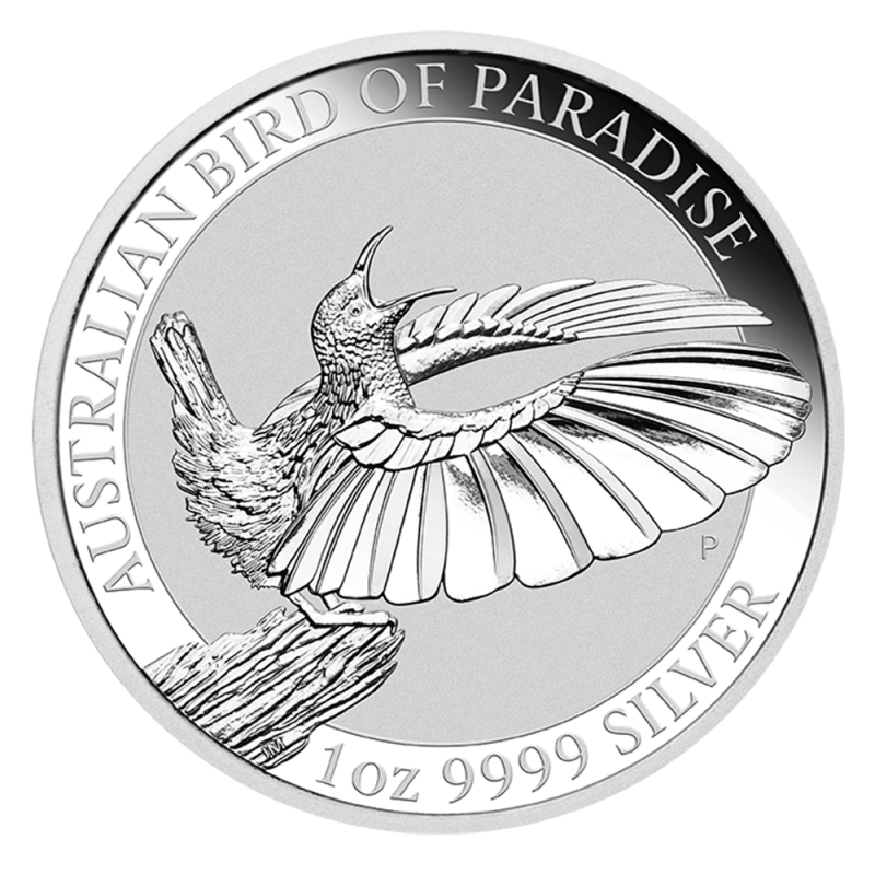Birds of Paradise Victoria's Riflebird 1oz silver coin 2018 | margin scheme