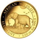 Somalia Elephant 1/10oz Gold Coin 2022