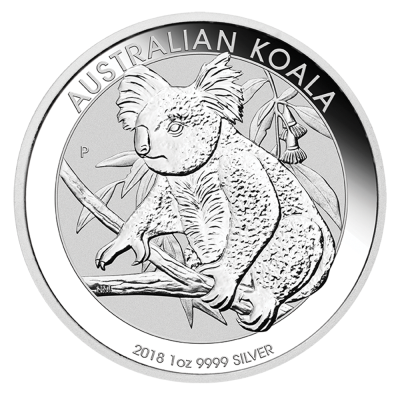 Koala 1oz silver coin 2018 | margin scheme