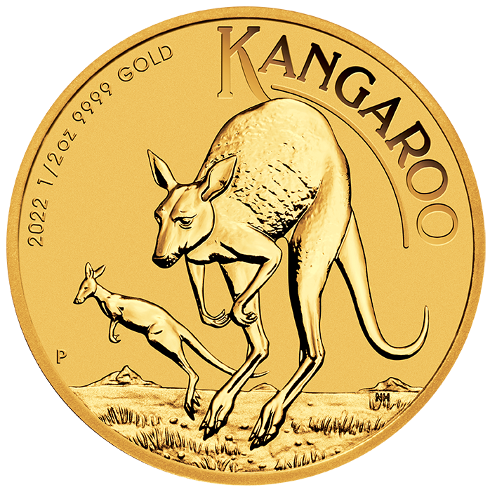 Kangaroo 1/2 oz Gold Coin 2022