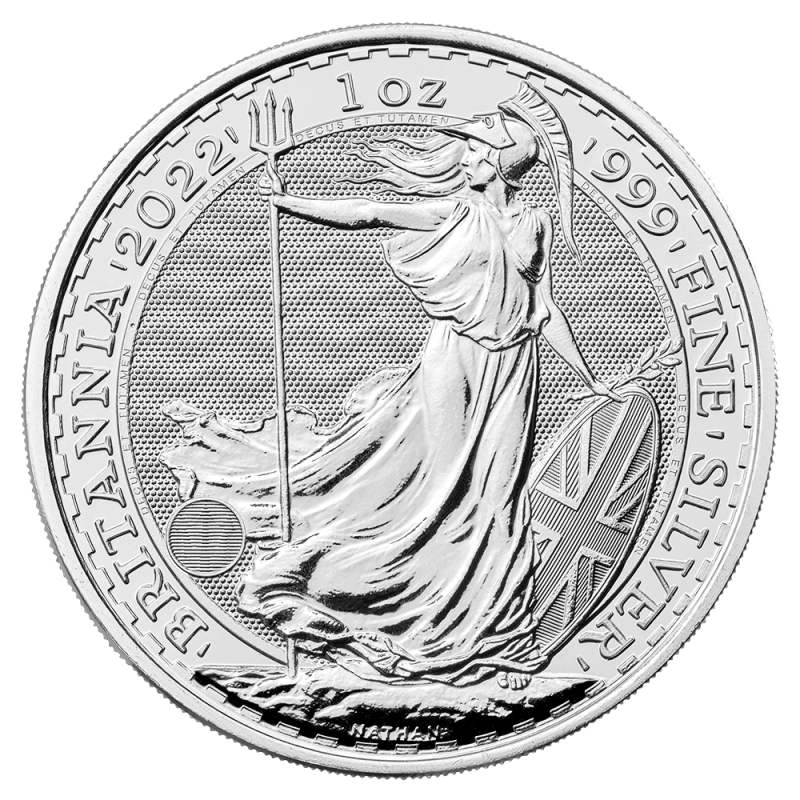 Britannia 1oz Silver Coin 2022 margin scheme