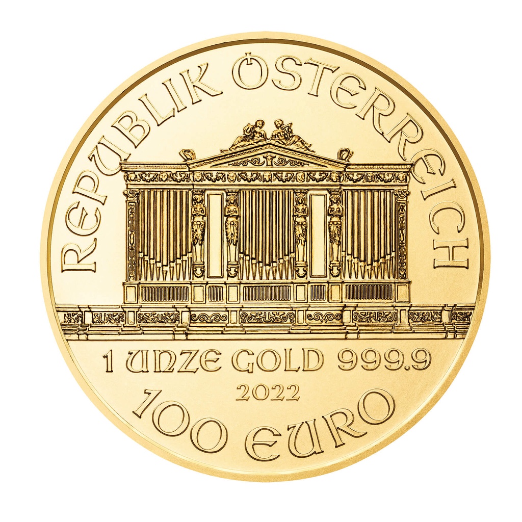 Vienna Philharmonic 1oz Gold Coin 2022