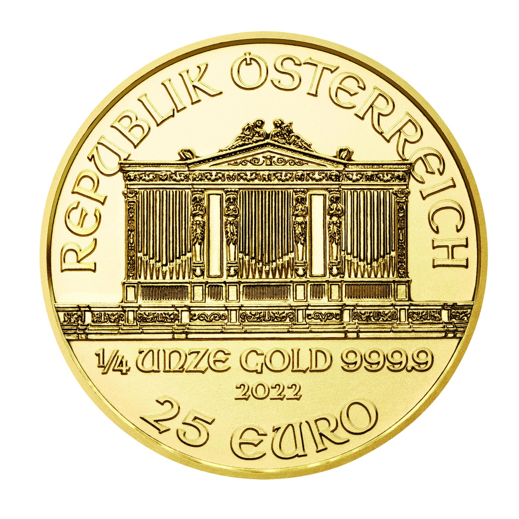 Vienna Philharmonic 1/4oz Gold Coin 2022