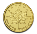 Maple Leaf 1/20oz Gold Coin 2011