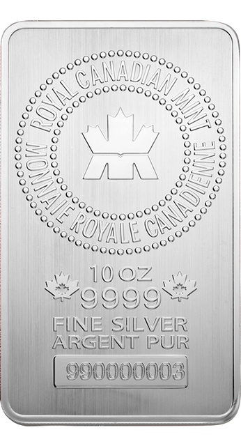 10 oz Silver Bar | Royal Canadian Mint 