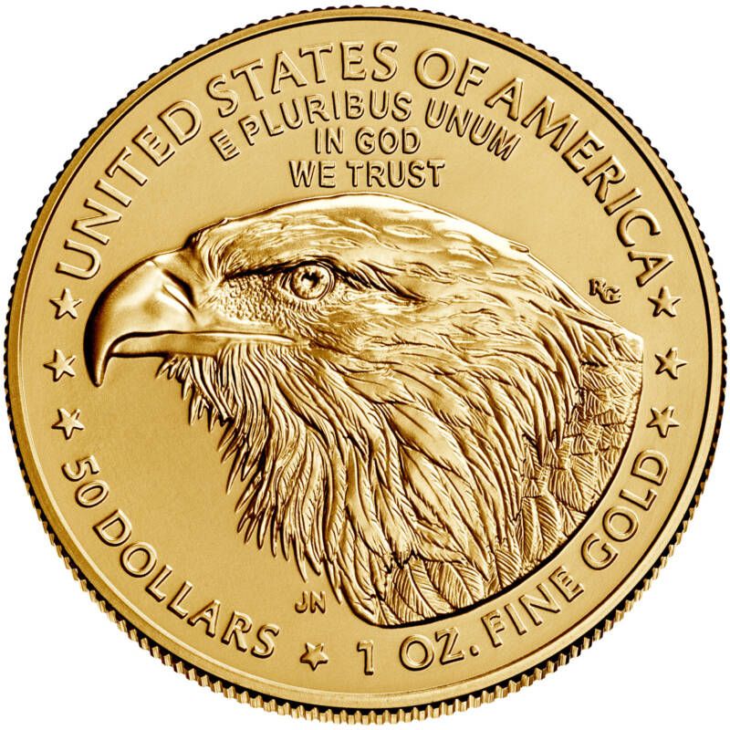American Eagle 1oz Gold Coin 2021 Type 2