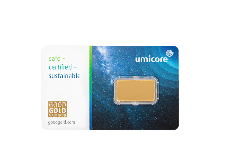 2.5g Gold Bar | Umicore Gift Packaging