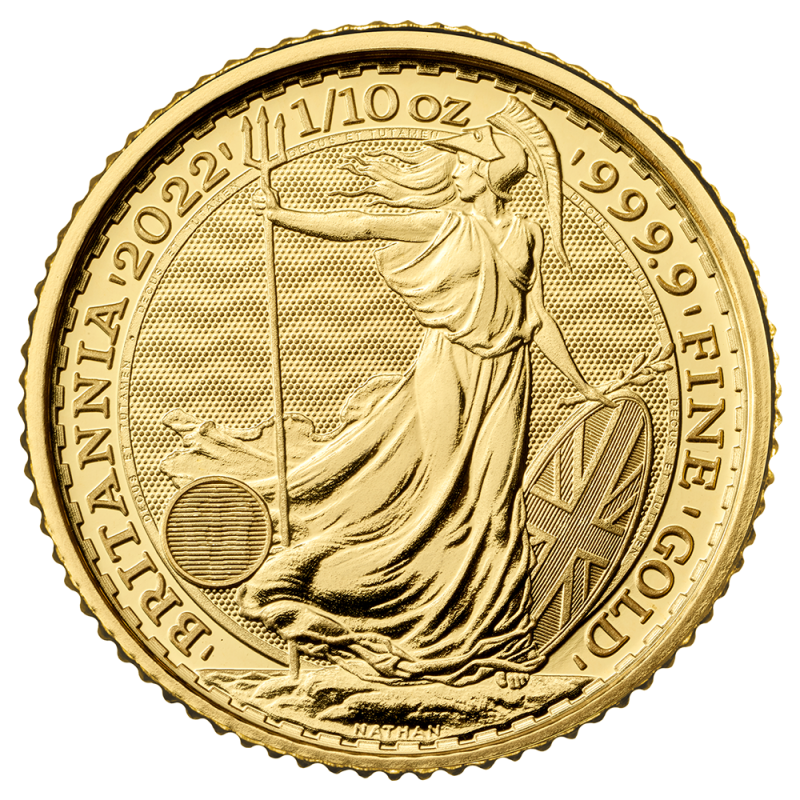 Britannia 1/10oz Gold Coin 2021