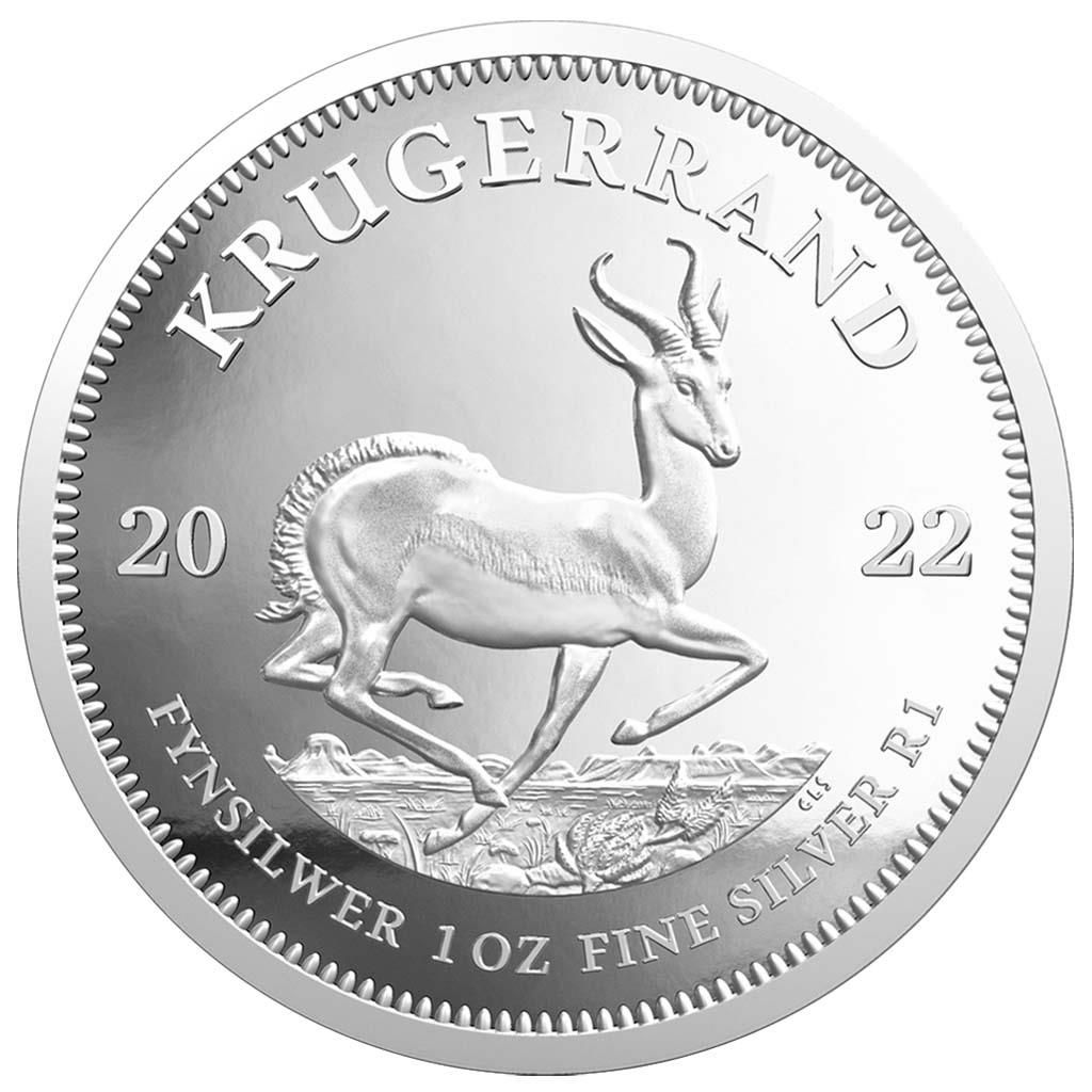 Krugerrand 1oz Silver Coin 2022