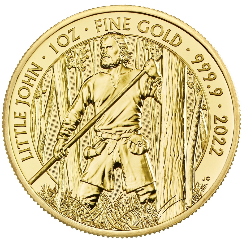 Myths and Legends "Little John" 1oz Gold Coin 2022