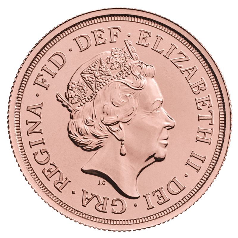 Double Sovereign Elizabeth II Gold Coin 2022