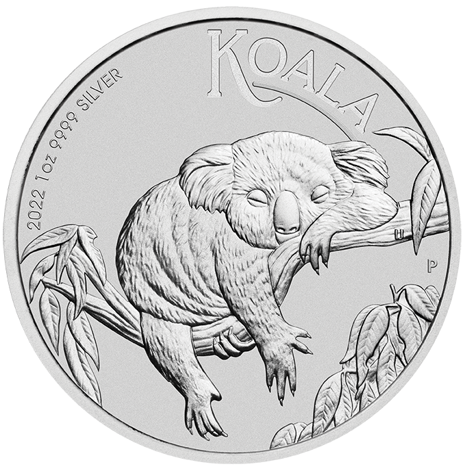 Koala 1oz Silver Coin 2022 margin scheme
