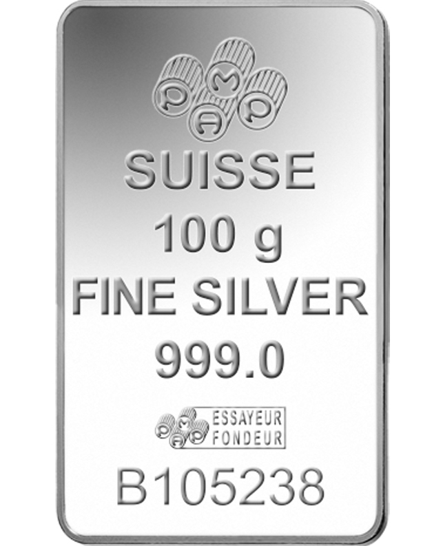 Pamp Suisse 100g Silverbar