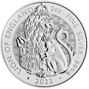 Tudor Beasts Lion of England Coin 2oz Silver Coin 2022 margin scheme