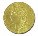 20 Swiss Francs Helvetica Gold Coin | 1883-1896