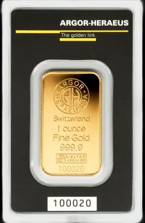 50g Gold Bar | Argor-Heraeus