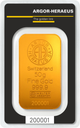 50g Gold Bar Argor-Heraeus