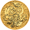 Australian Dragon -round- 1oz Gold Coin 2022