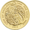 Tudor Beasts Lion 1/4oz Gold Coin 2022