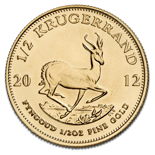 Krugerrand 1/2oz Gold Coin 2012
